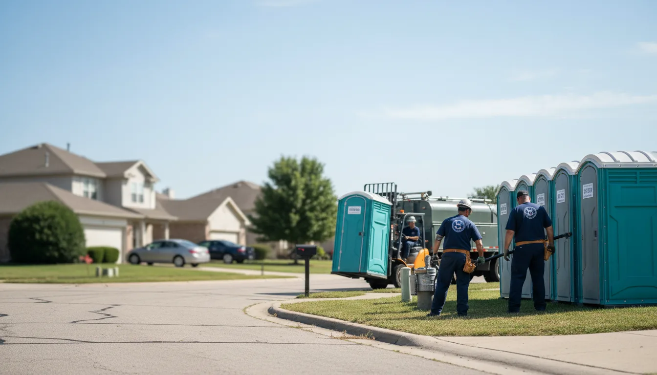 Porta Potty Rental in Schoenchen, KS near me